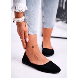 EVE Ballerinas de gamuza femenina 9bl02-1031 Black Lasota negro 1