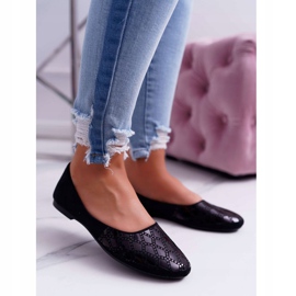 EVE Bailarinas Merante de ante negro para mujer 1