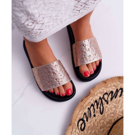 Pantuflas de Mujer con Circonita Champagne XTI 48821 rosado 3