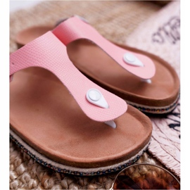 Chanclas rosas para mujer Big Star DD274133 rosado 6
