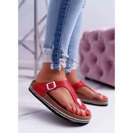 Chanclas de mujer Red Big Star DD274128 rojo 1 Chanclas de mujer Red Big Star DD274128 rojo 1