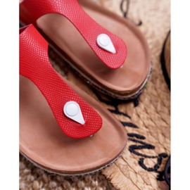 Chanclas de mujer Red Big Star DD274128 rojo 6