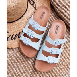 Pantuflas de Mujer Celeste Big Star DD274137 azul 5