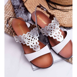 Sandalias Mujer Planas Sergio Leone SK011 Blanco Lirielle 5