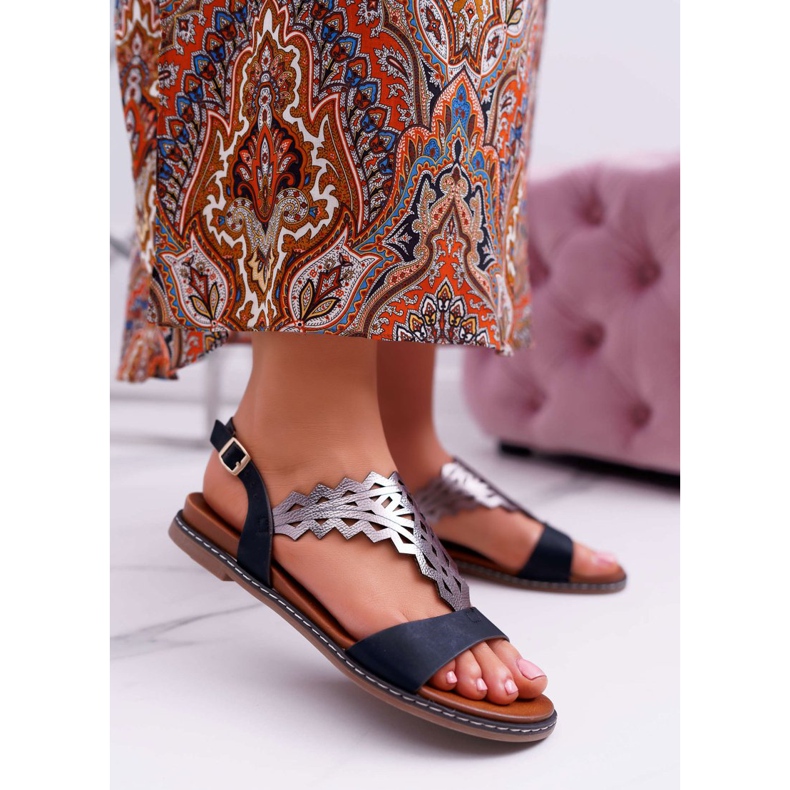 Sandalias Mujer Planas Sergio Leone SK011 Negro Lirielle 1