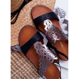 Sandalias Mujer Planas Sergio Leone SK011 Negro Lirielle 5