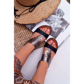 Sandalias Mujer Planas Sergio Leone SK011 Negro Lirielle 4