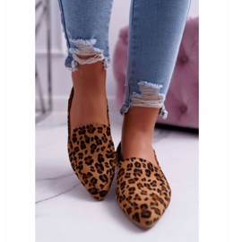 Mocasines de mujer Lu Boo Leopard Magnus marrón 2