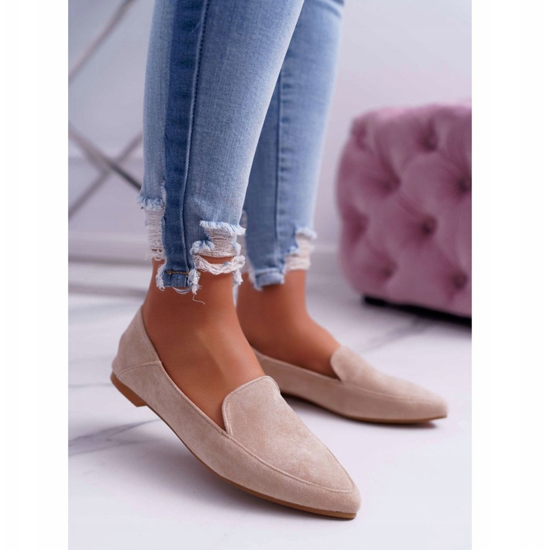 Mocasines Mujer Lu Boo Beige Magnus 1