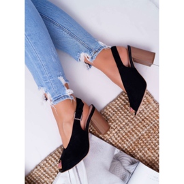 EVE Sandalias Mujer Ante Negro Celian 5