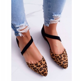 Bailarina Lu Boo en ante Spitz Leopard Carana marrón negro 3