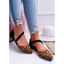 Bailarina Lu Boo en ante Spitz Leopard Carana marrón negro 5