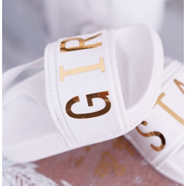 FRROCK Zapatillas Niña Niños Letras Doradas Niña Estrella Blanco Bambi 3