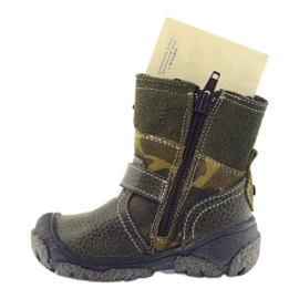 Botas de cuero para niños 91543 Verde Bartek 2