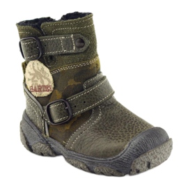Botas de cuero para niños 91543 Verde Bartek 1