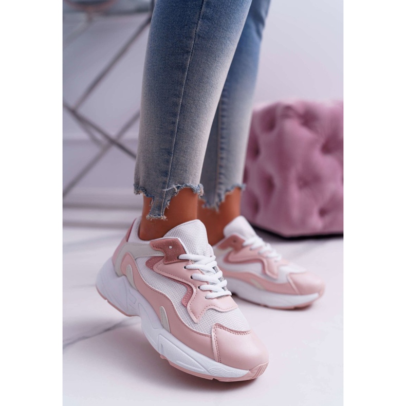 FRJ Zapatillas Deportivas Mujer Rosa Blanco Chantal 1