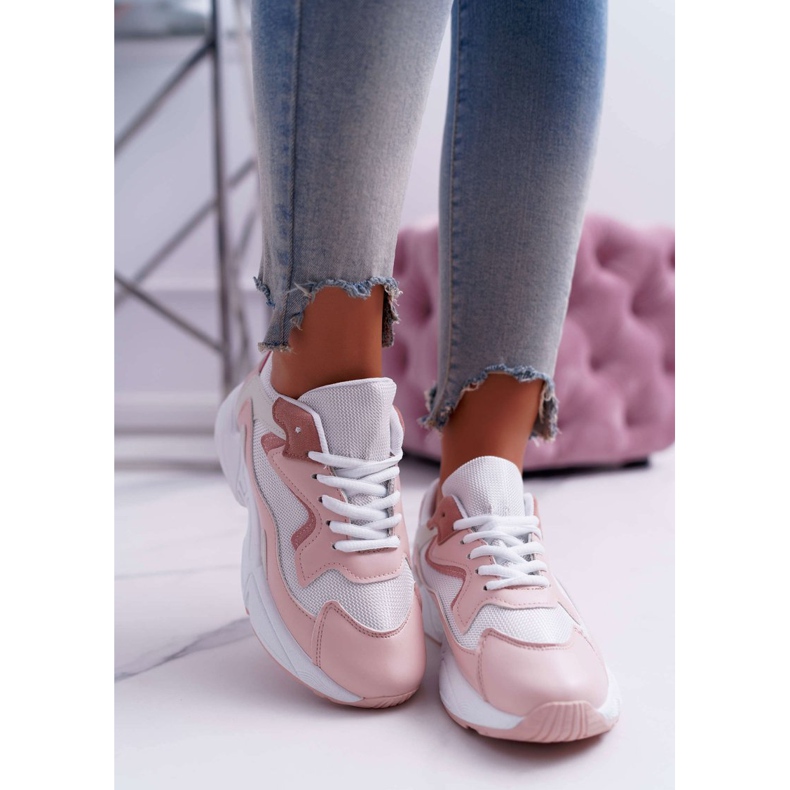 FRJ Zapatillas Deportivas Mujer Rosa Blanco Chantal rosado 2