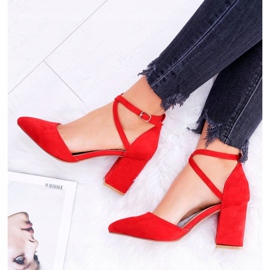 PS1 Zapatos de tacón para mujer en Spitz Red Traffic rojo 5