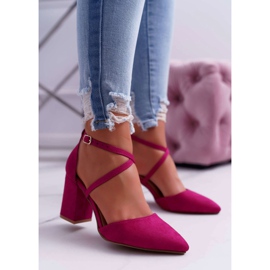 SEA Zapatos de tacón para mujer en color fucsia tráfico de Spitz rosa 1