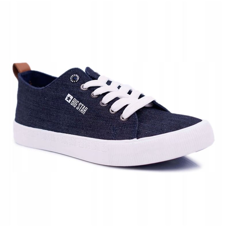 Zapatillas Hombre Big Star Classic Jeans Azul Marino DD174164 1