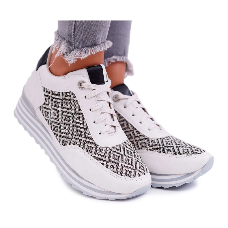 Kylie Crazy Zapatos Deportivos De Mujer De Moda Beige Midiana 1