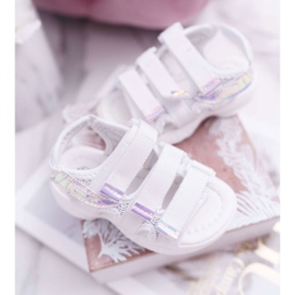 FRROCK Sandalias Infantiles Con Velcro Para Niña Blanca Kimmi blanco 3
