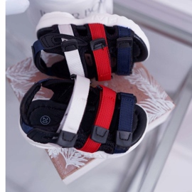 FRROCK Sandalias Infantiles Con Velcro Para Niña Niño Negro Fima 3