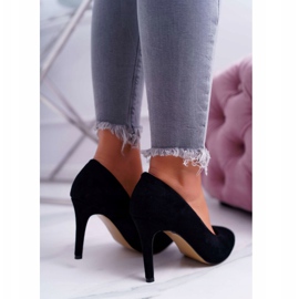 EVE Zapatos de tacón de aguja para mujer en negro Spitz Kiss Me 4