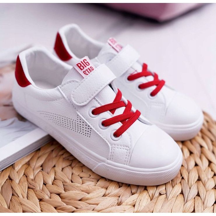 Zapatillas para niños Big Star con velcro Blanco DD374106 ['blanco'] 1