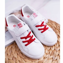 Zapatillas para niños Big Star con velcro Blanco DD374106 ['blanco'] 3