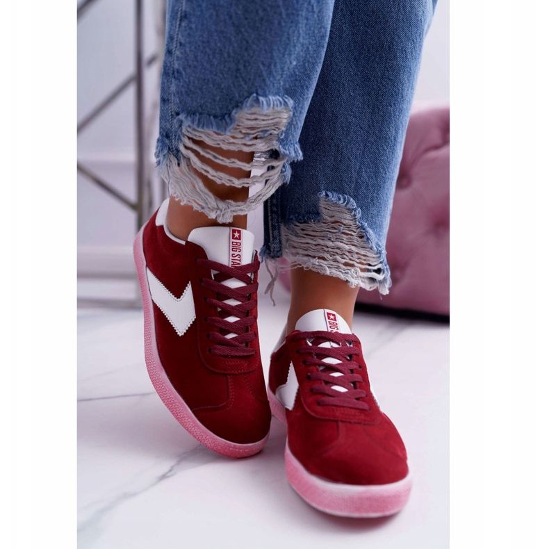 Zapatos Deportivos Mujer Big Star Red DD274298 rojo 2