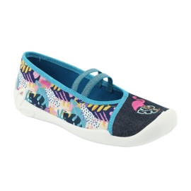 Calzado infantil befado 116Y270 azul rosa gris multicolor 2