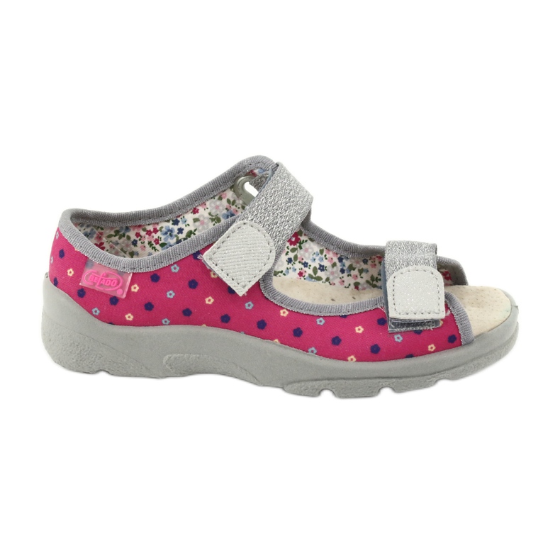 Calzado infantil befado 869X138 rosa gris 1