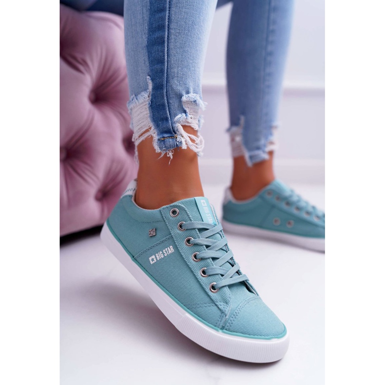 Zapatillas de mujer Big Star Mint DD274351 verde 1