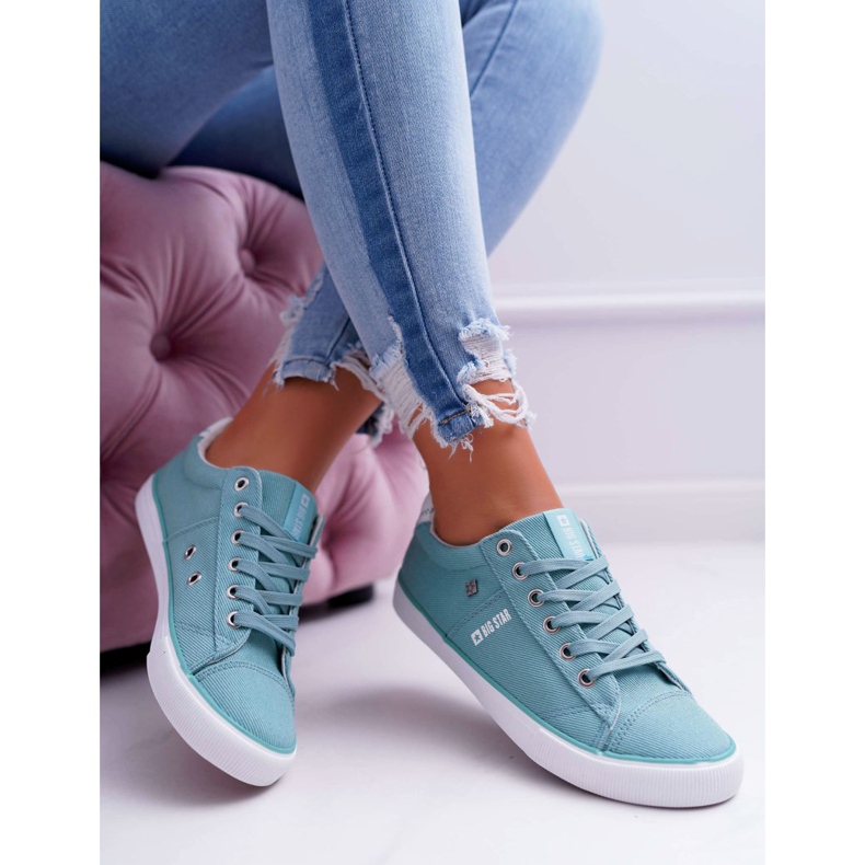 Zapatillas de mujer Big Star Mint DD274351 verde 2