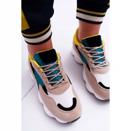 NFR Zapatillas Deportivas Mujer Ante Verde Amarillo Lollipop multicolor 4