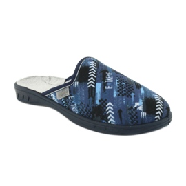 Zapato infantil color befado 707Y402 negro azul marino azul 1