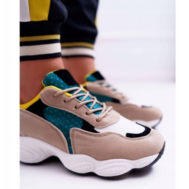 NFR Zapatillas Deportivas Mujer Ante Verde Amarillo Lollipop multicolor 5