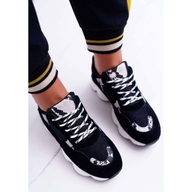 NFR Zapatillas Deportivas Mujer Ante Negro Piel de Serpiente Lollipop gris 4