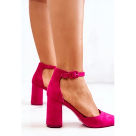SEA De Mujer Salón Con Tacón Ante Fucsia Harye rosado 5