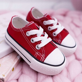 FRROCK Zapatos deportivos Filemon Classic rojos para niños 1