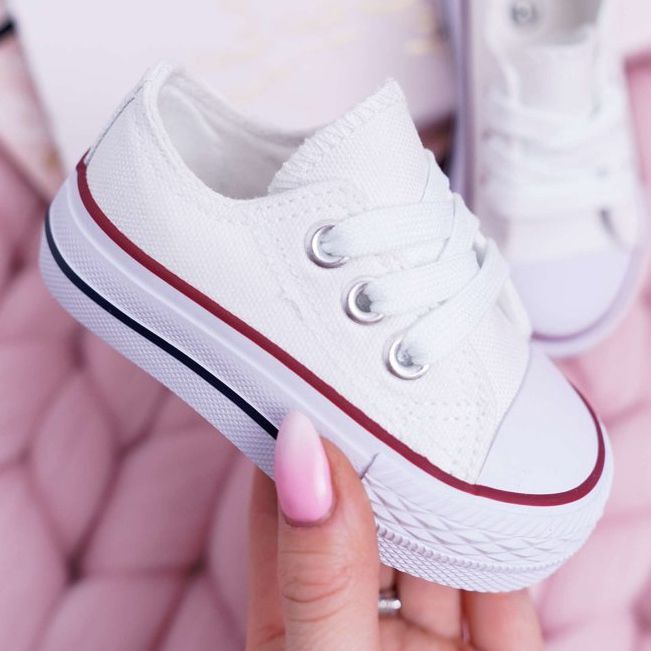 FRROCK Zapatos deportivos clásicos infantiles Filemon blancos 2