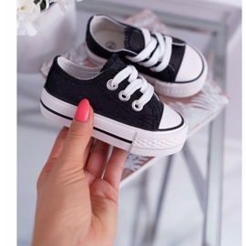 FRROCK Zapatillas de niños de brocado negro Misty 2