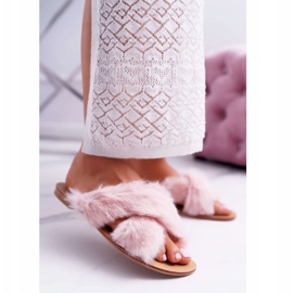Pantuflas De Mujer Con Piel Lu Boo Pink Pimmer rosado 1 Pantuflas De Mujer Con Piel Lu Boo Pink Pimmer rosado 1