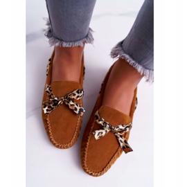 Mocasines Mujer Lu Boo Comfortable Camel Plummy marrón 4