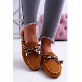 Mocasines Mujer Lu Boo Comfortable Camel Plummy marrón 3
