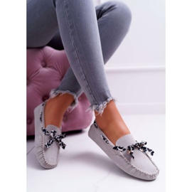 Mocasines Mujer Lu Boo Comfortable Grey Plummy gris 4
