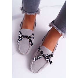 Mocasines Mujer Lu Boo Comfortable Grey Plummy gris 3