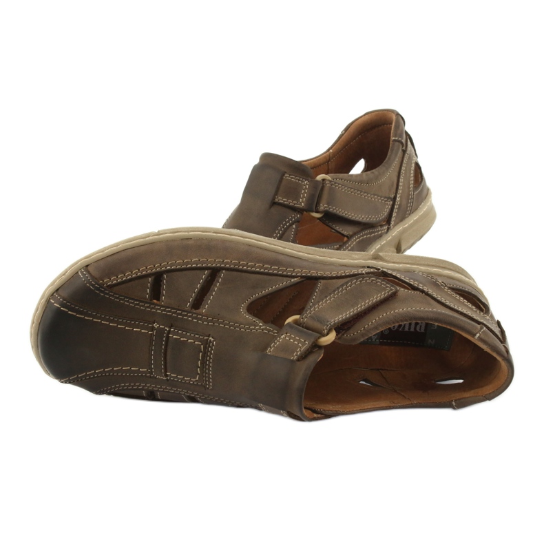 Sandalias de hombre Riko 458 comfort caqui 5
