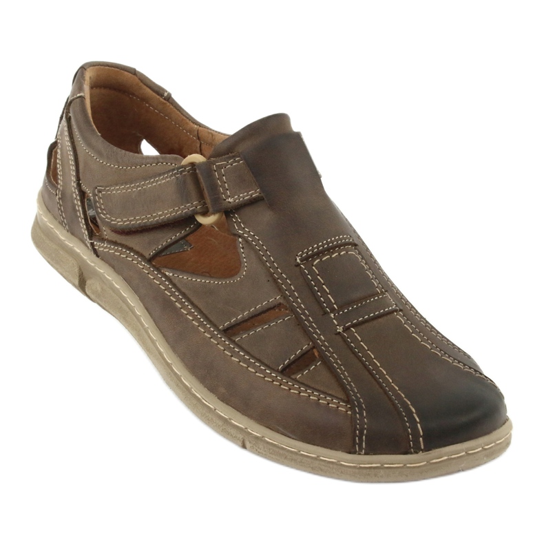 Sandalias de hombre Riko 458 comfort caqui 1